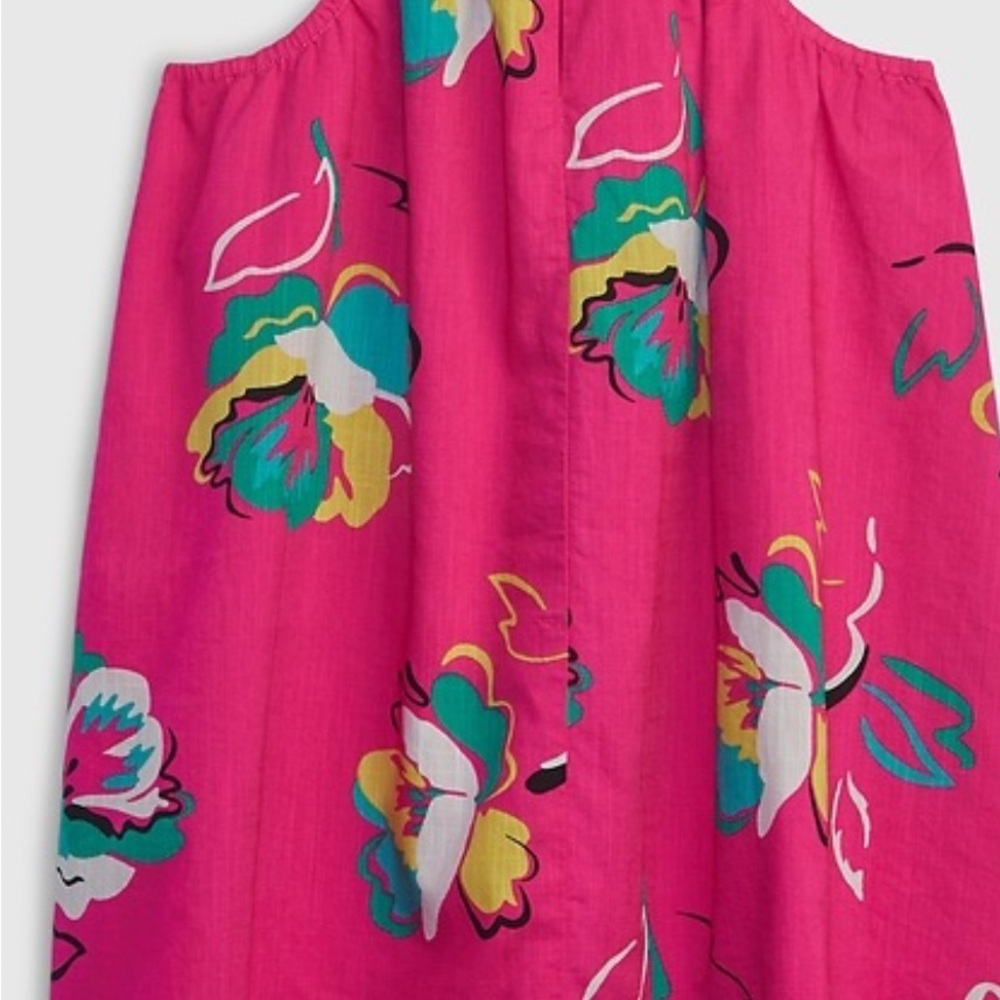 GAP Toddler Pink Dress with Floral Accents